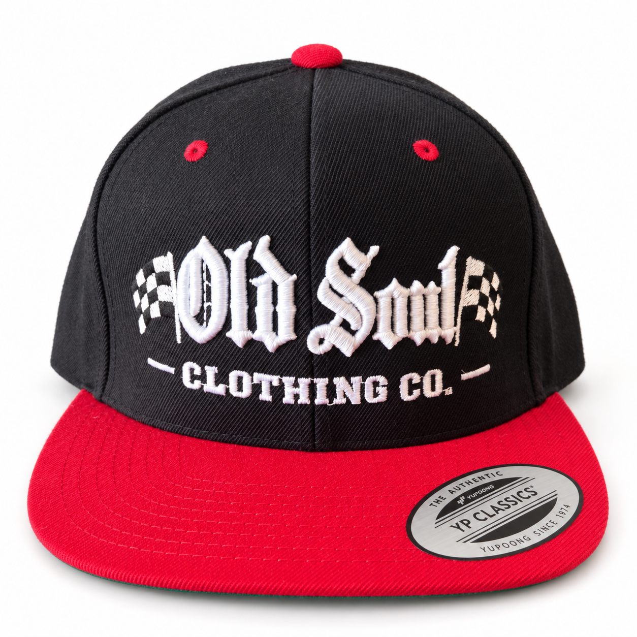 🏁 Old Soul Checkered Flag SnapBack
