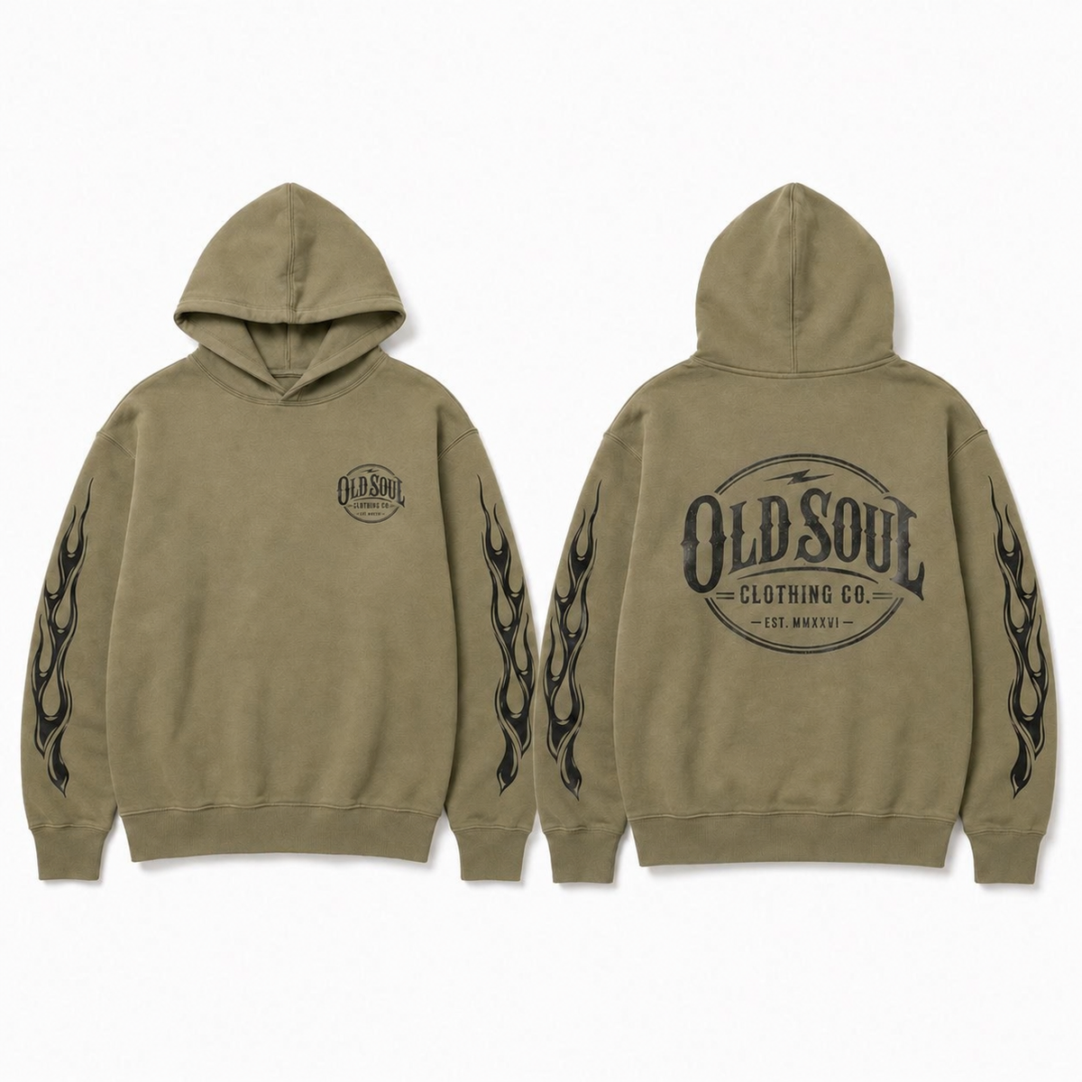 Old Soul OG Flame Hoodie