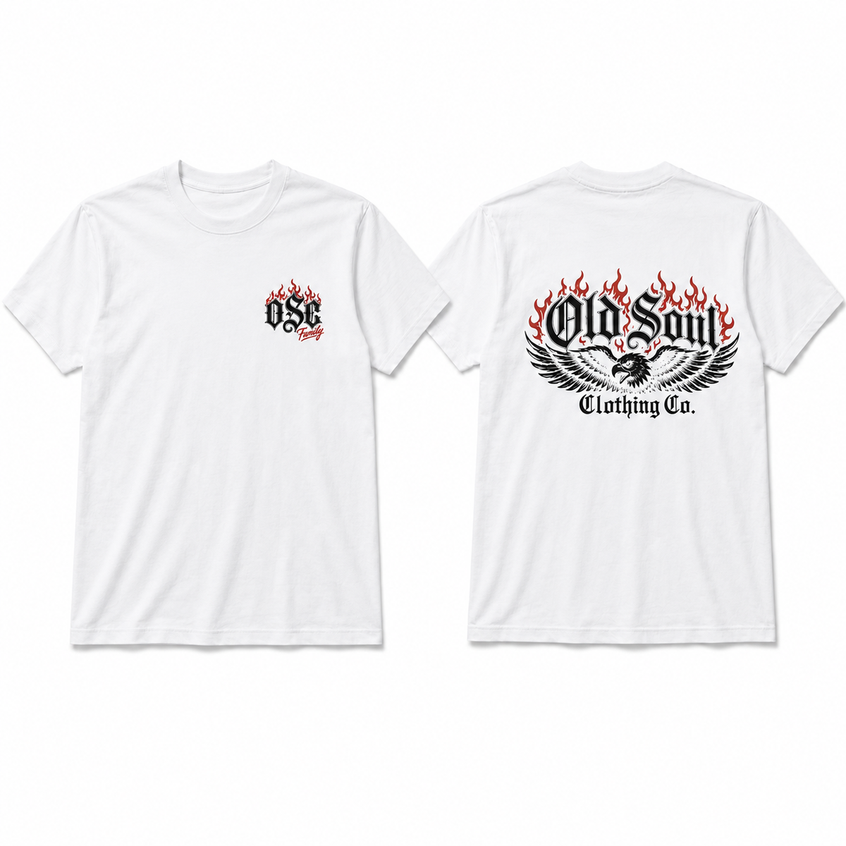 Old Soul Eagle Flame Tee🦅🔥