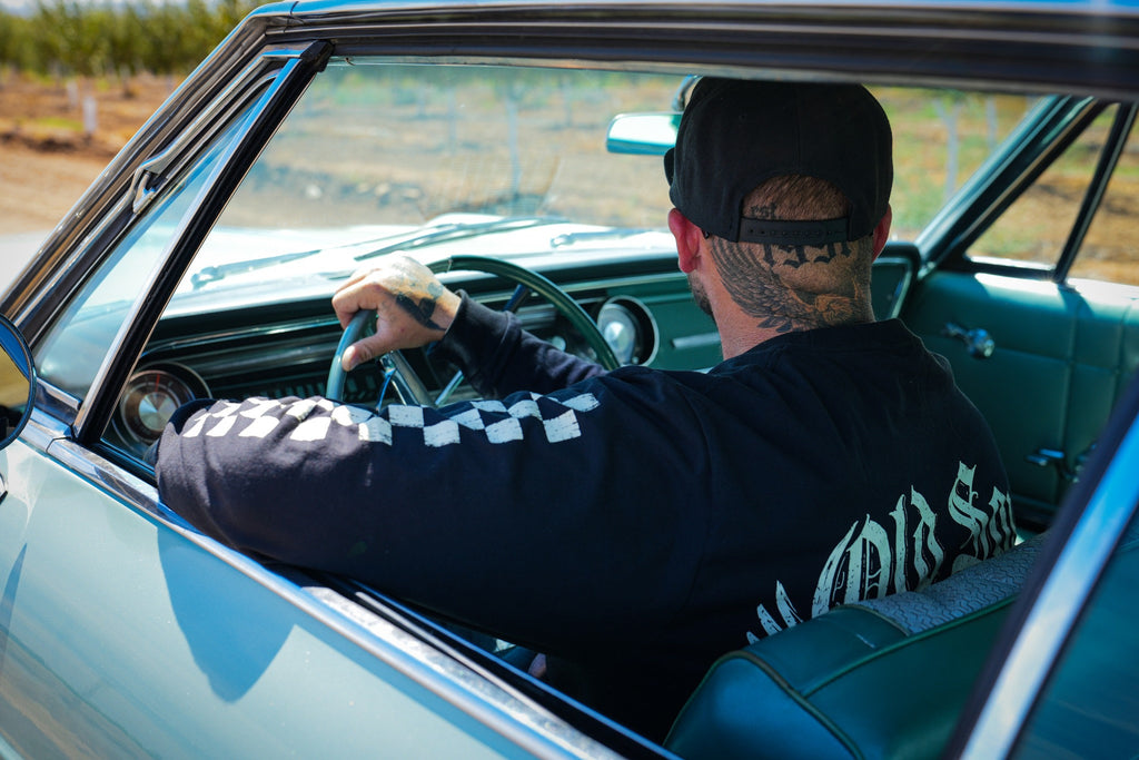 Old Soul Vintage Checkered Long-Sleeve