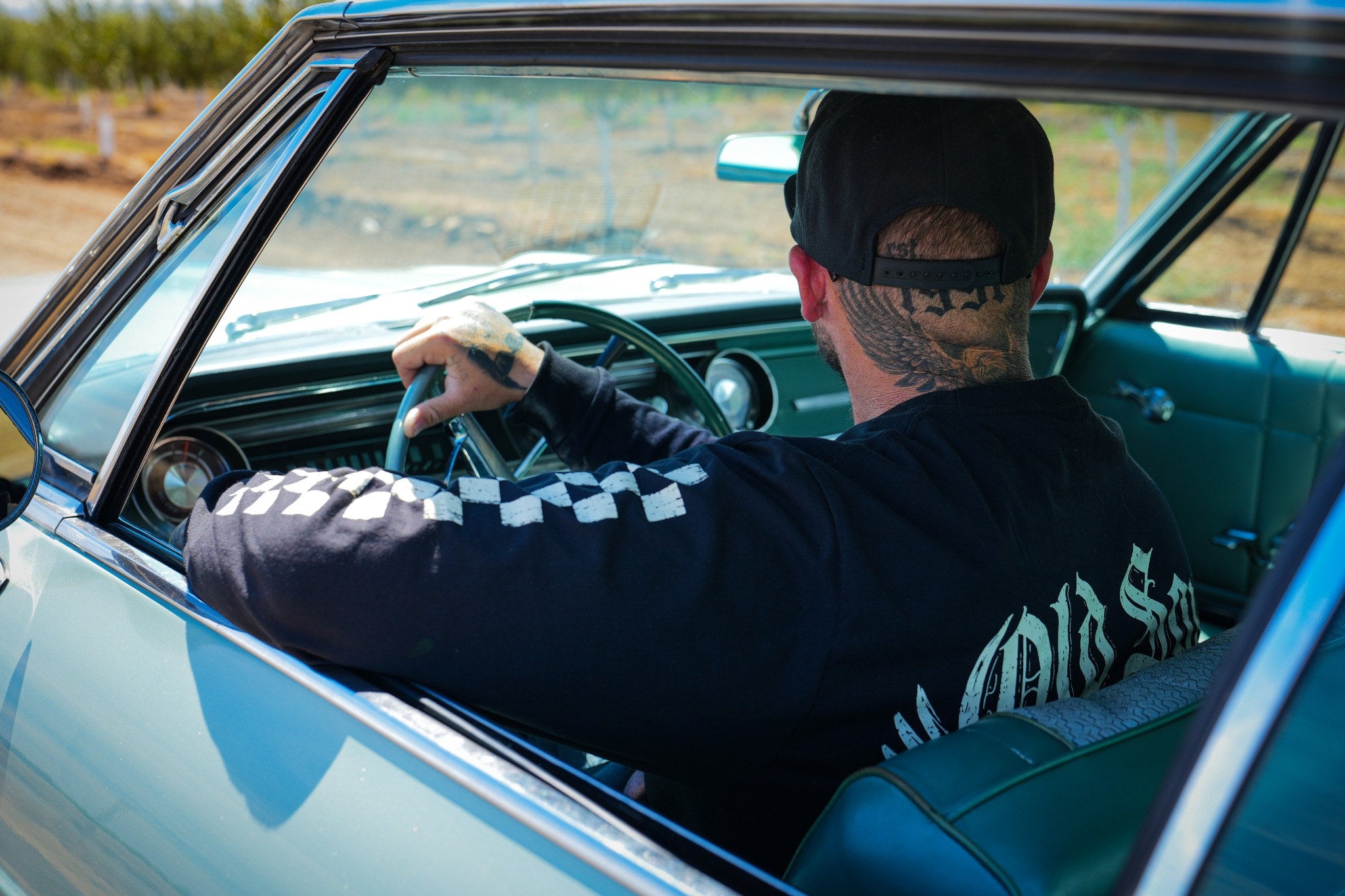 Old Soul Vintage Checkered Long-Sleeve