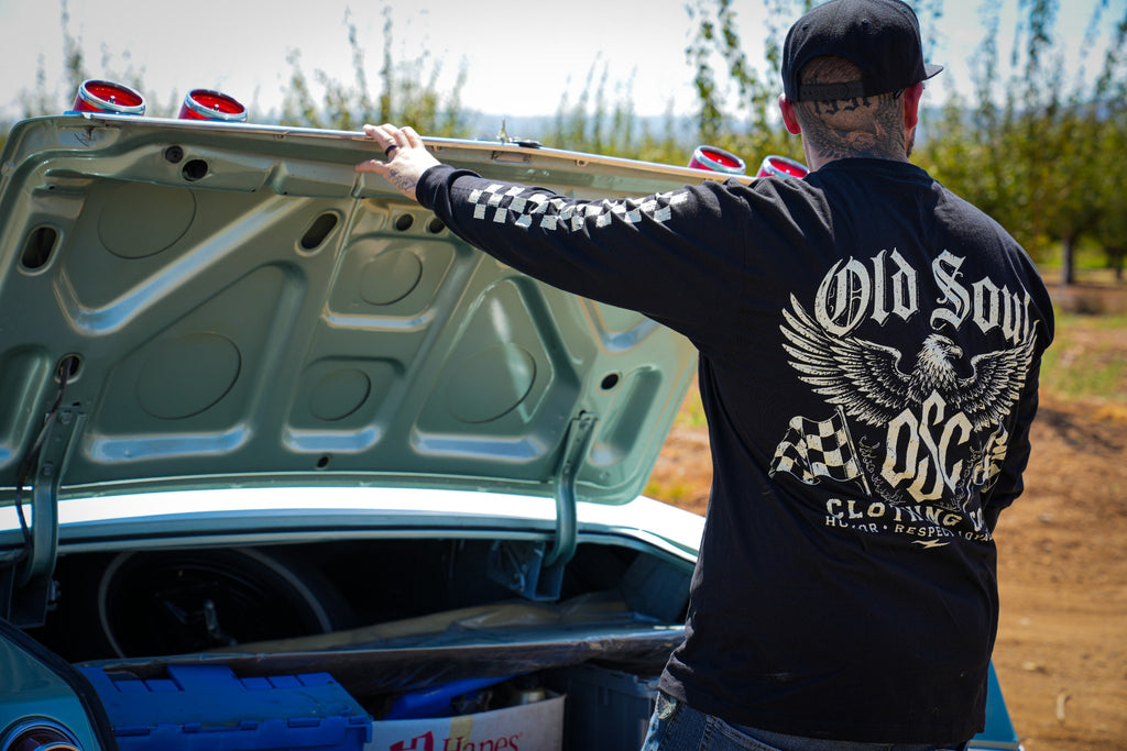 Old Soul Vintage Checkered Long-Sleeve
