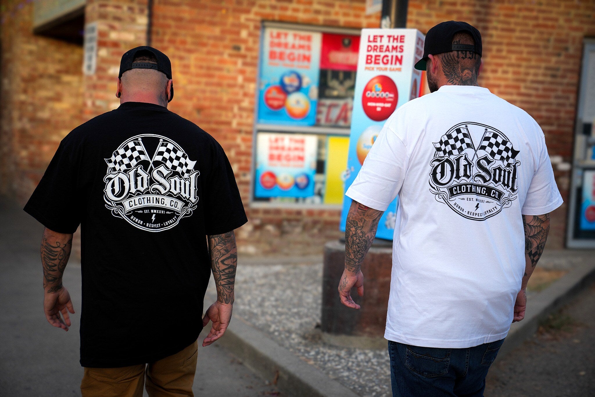Old Soul Checkered Flag Tee 🏁