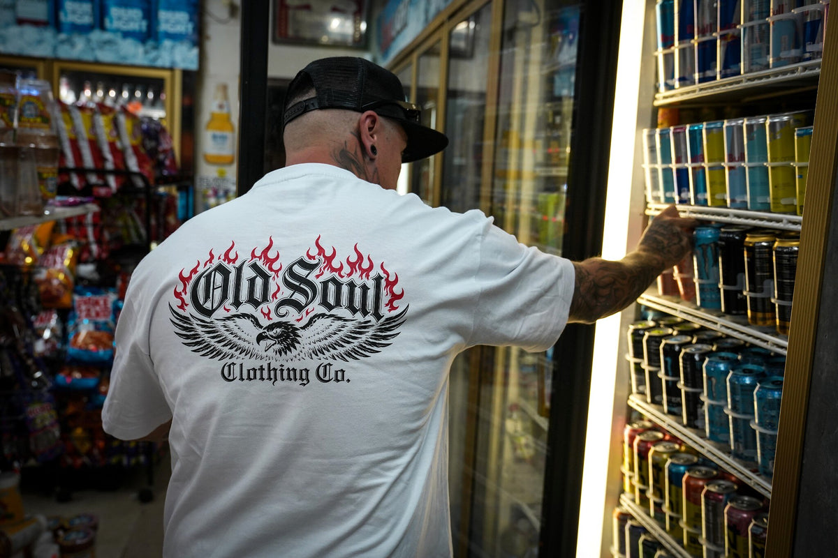 Old Soul Eagle Flame Tee🦅🔥