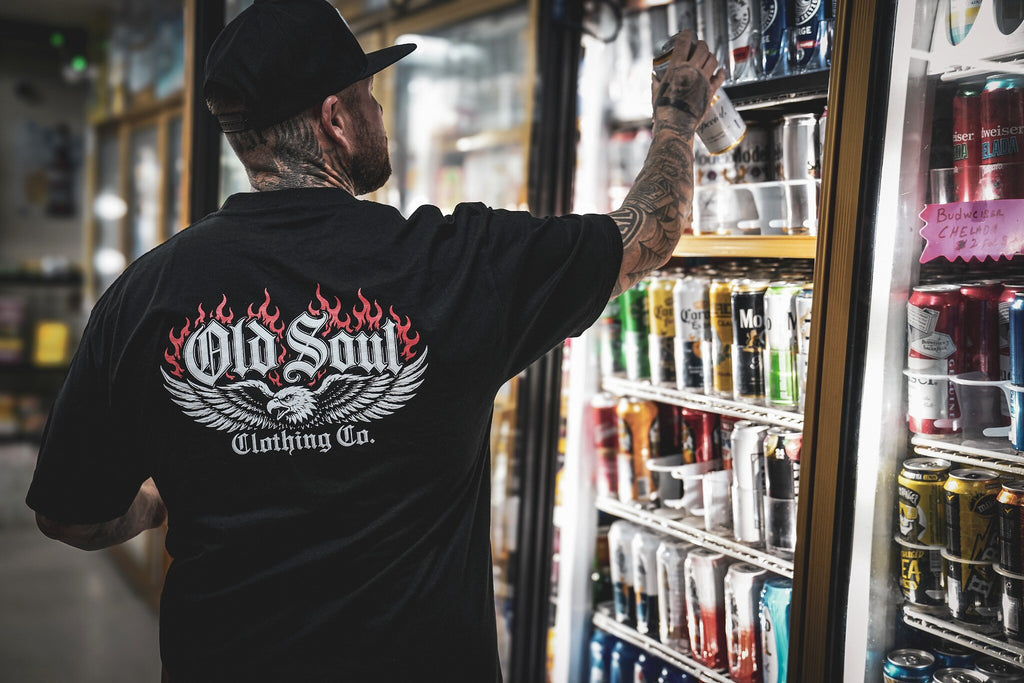 Old Soul Eagle Flame Tee🦅🔥