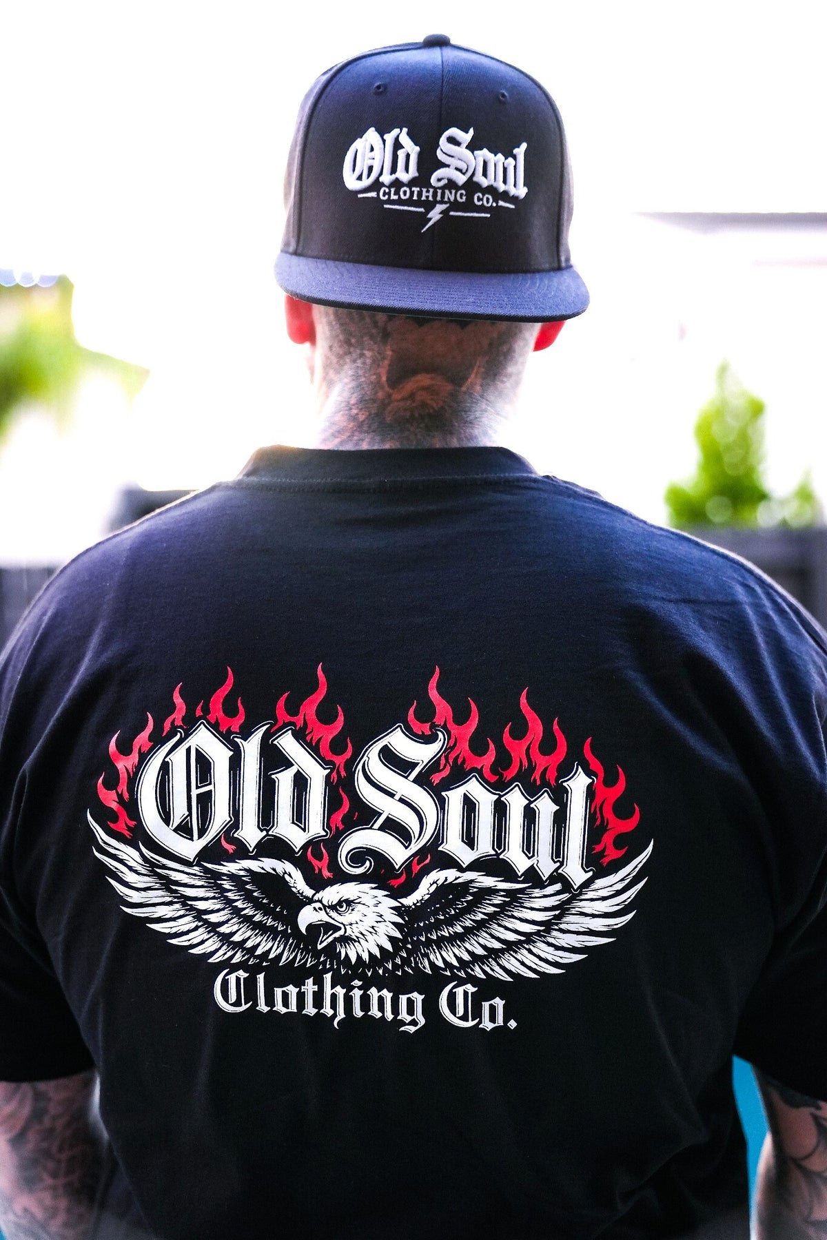 Old Soul Eagle Flame Tee🦅🔥